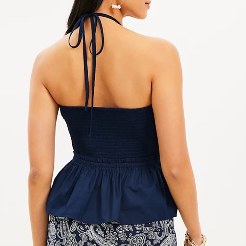 Loft Ruffle Halter Top - Picture 3 of 8
